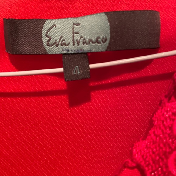 Anthropologie Eva Franco Red Lace Dress - Picture 3 of 6